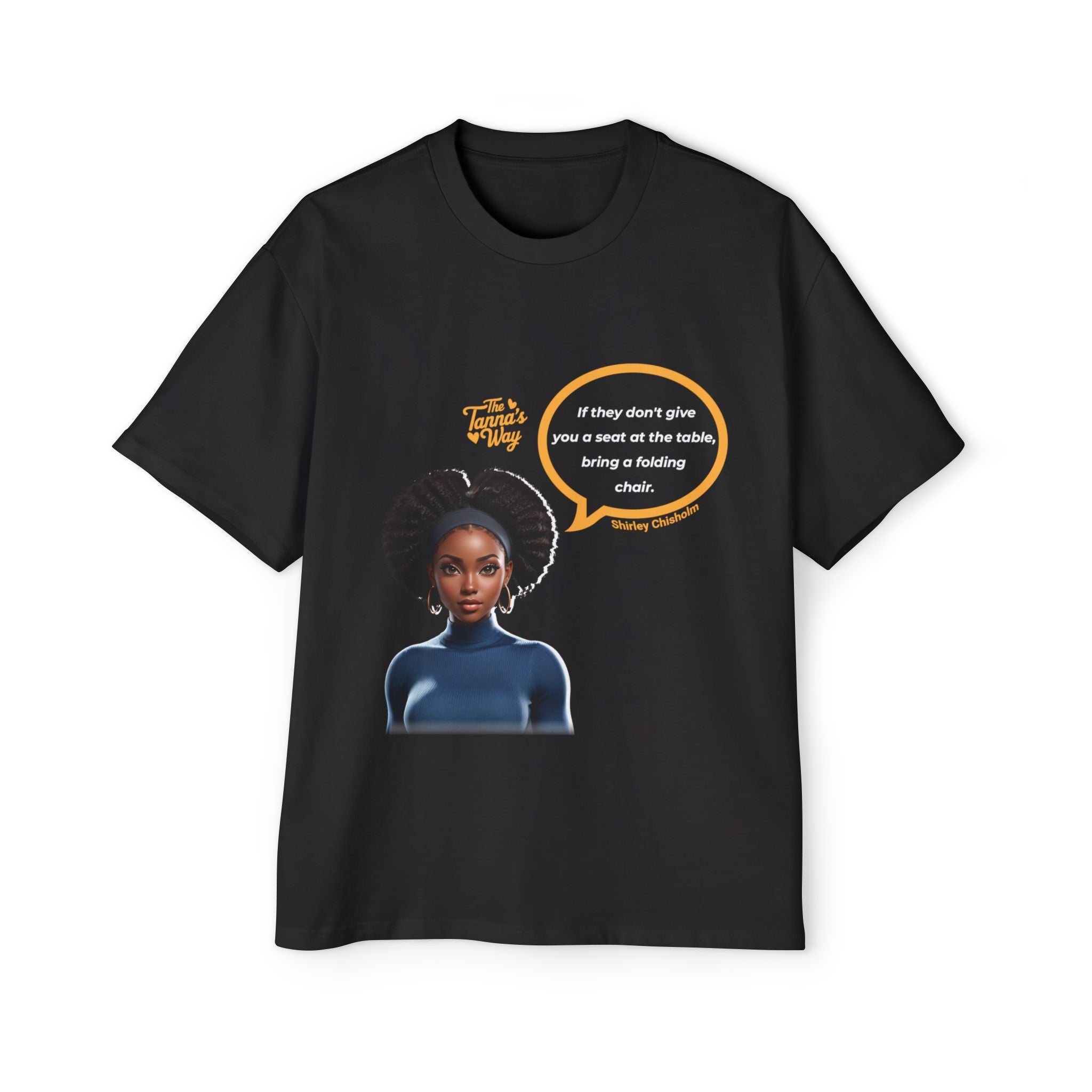 Shirley Chisholm 2 | Men's Heavy Oversized Tee